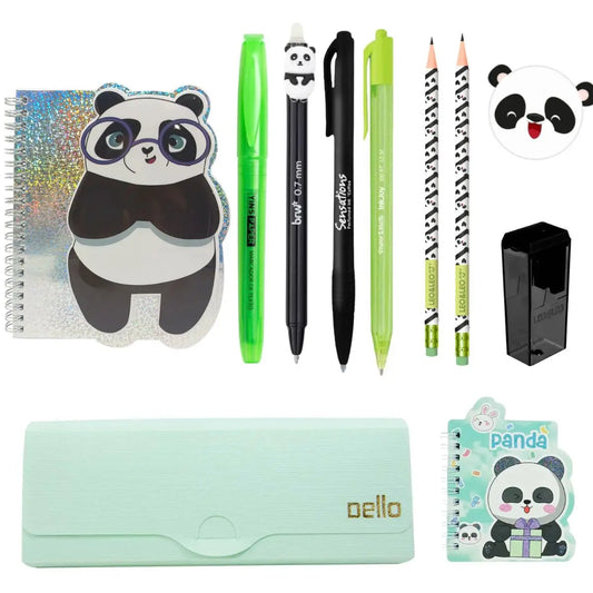 Kit Material escolar Panda